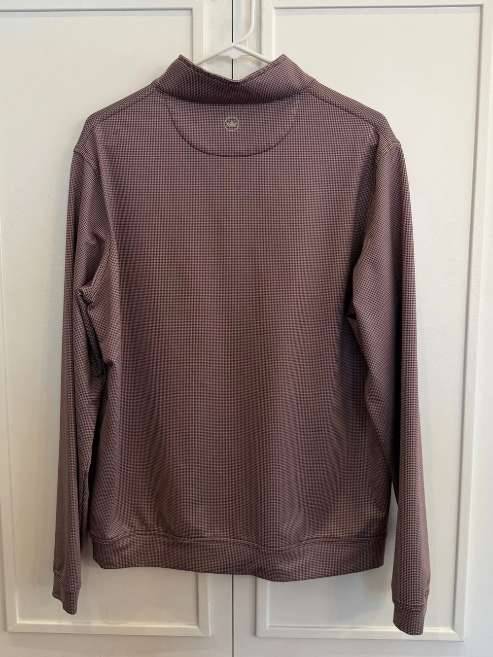 Peter Millar, University of Minnesota - Maroon Perth Houndstooth Quarter-Zip